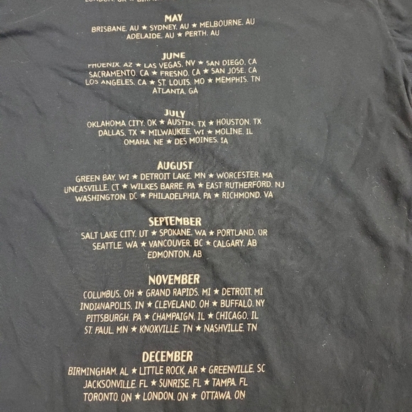 👸👕🎸🎤 Keith Urban 2007 Concert Tshirt sz S - Picture 8 of 11